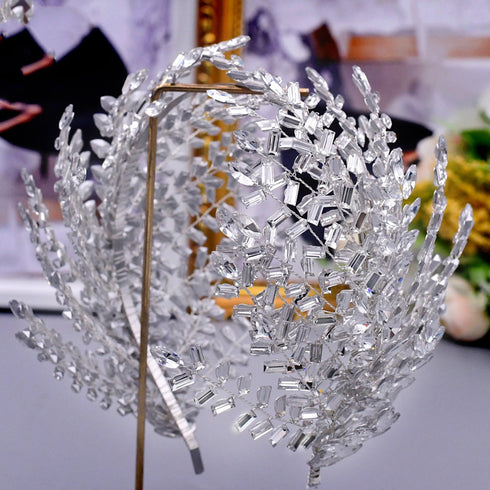 Wedding Dress Accessories Rhinestone Headband Styling Hair Accessories - ROUTINE FASHION